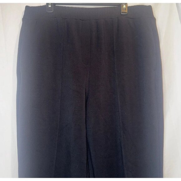 Lane Bryant Women’s Black Elastic Waist Mid Rise Jogger Pants Pockets Sz 18 NEW - Picture 2 of 13